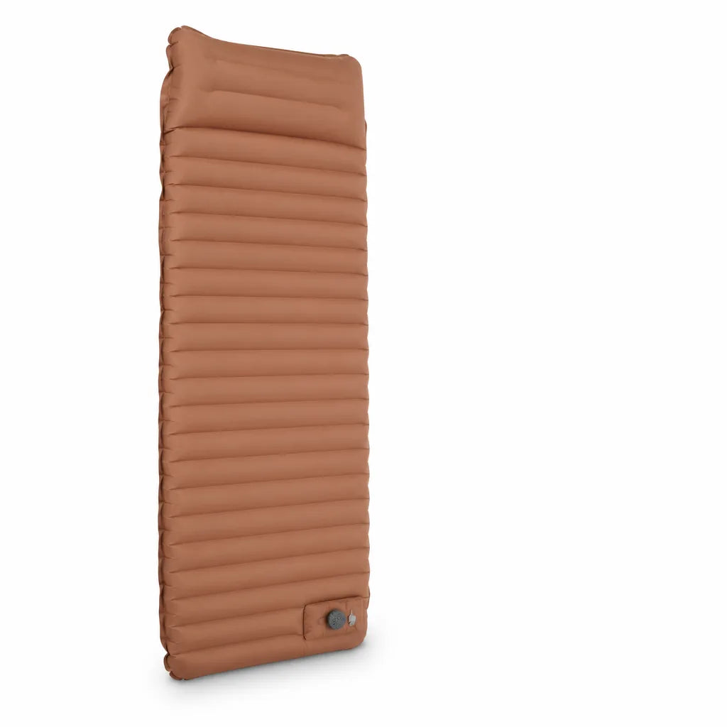 Self-Inflating Camping Mattress With Integrated Foot Pump (10-Cm Thick)