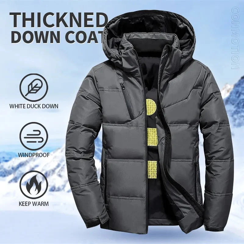 Ski Jacket Insulated Slim Fit Hooded