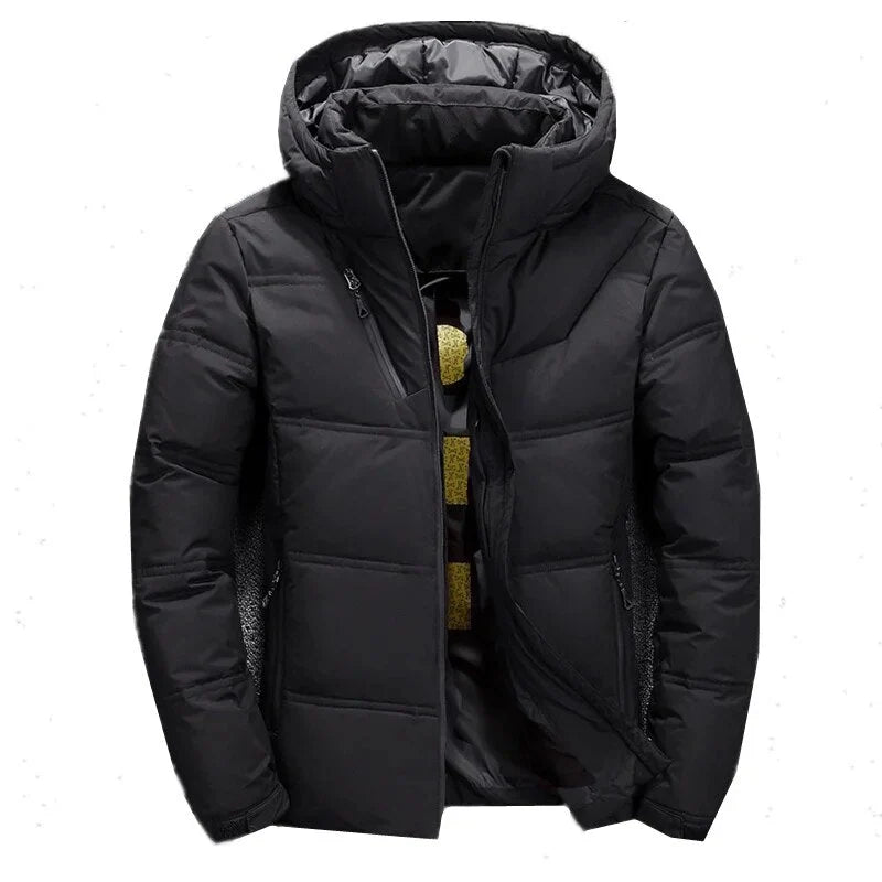 Ski Jacket Insulated Slim Fit Hooded