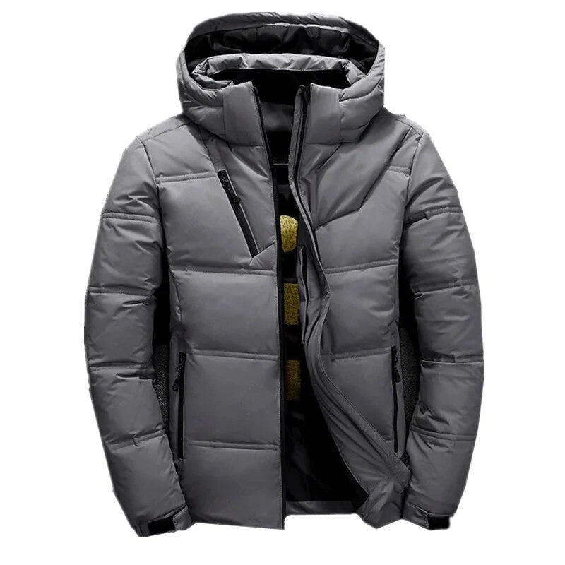Ski Jacket Insulated Slim Fit Hooded