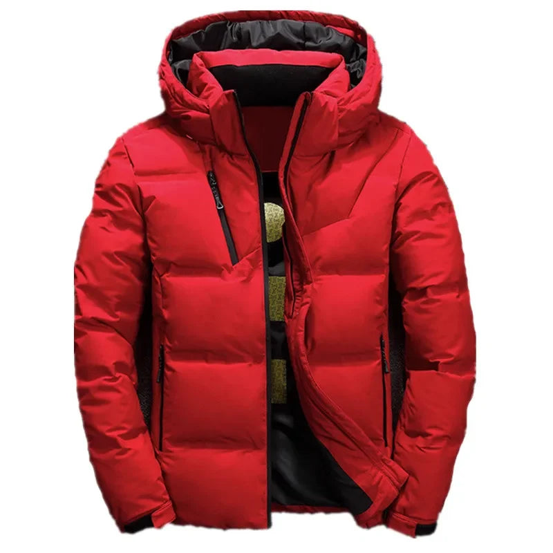 Ski Jacket Insulated Slim Fit Hooded