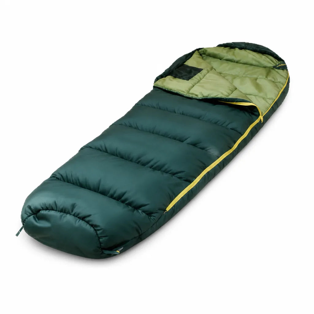 Sleeping Bag Insulated Hooded Water-Resistant