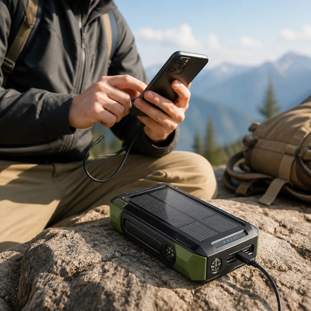 Solar Power Bank 73,200 mAh 100W Waterproof