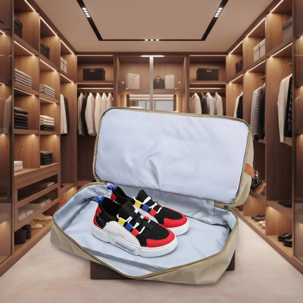 Sports Bag Shoe Compartment & Wet Pocket Detachable Strap