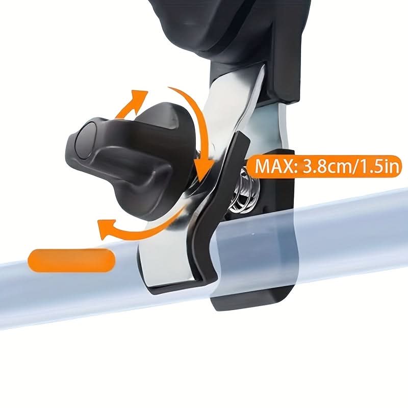 Stroller Sunshade Umbrella UV-Resistant Bendable Arm & Clamp Mount