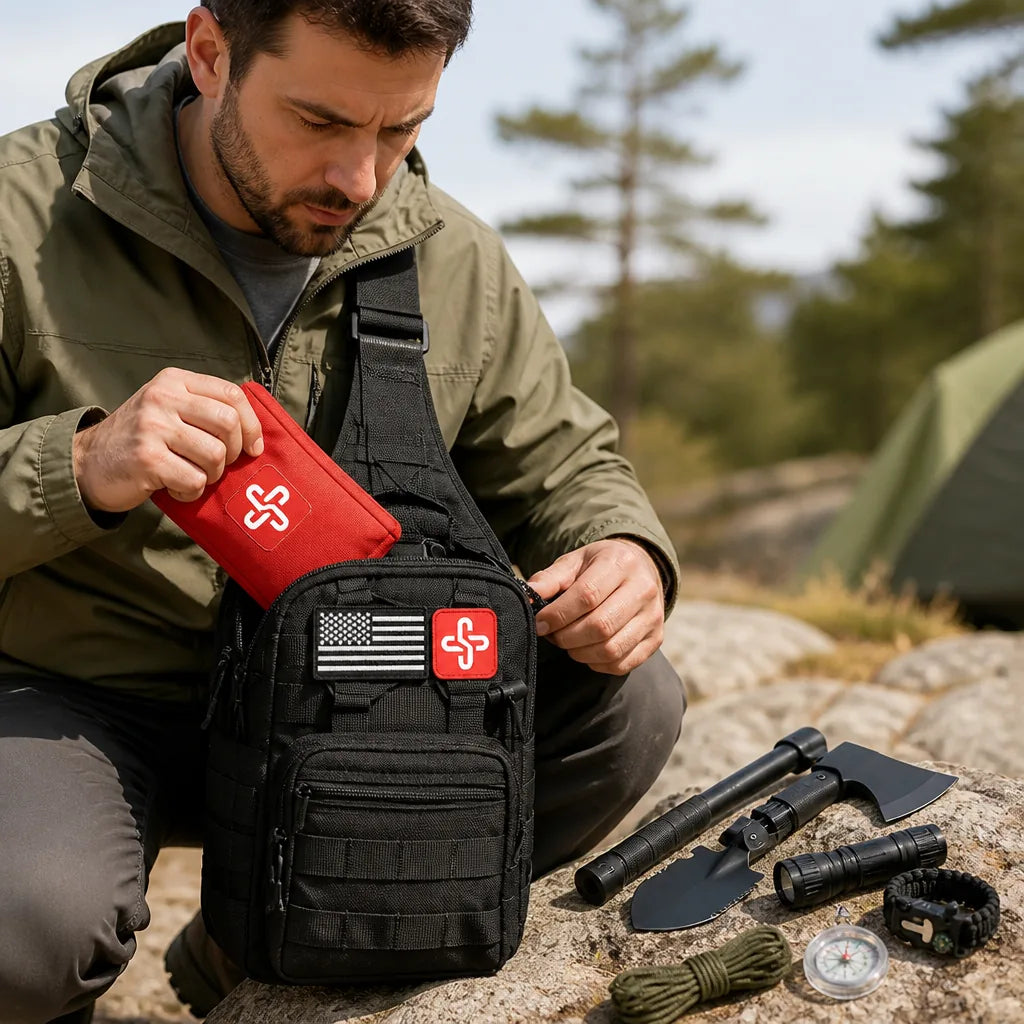 Survival Kit 262-Piece First Aid & Carbon Steel Tools