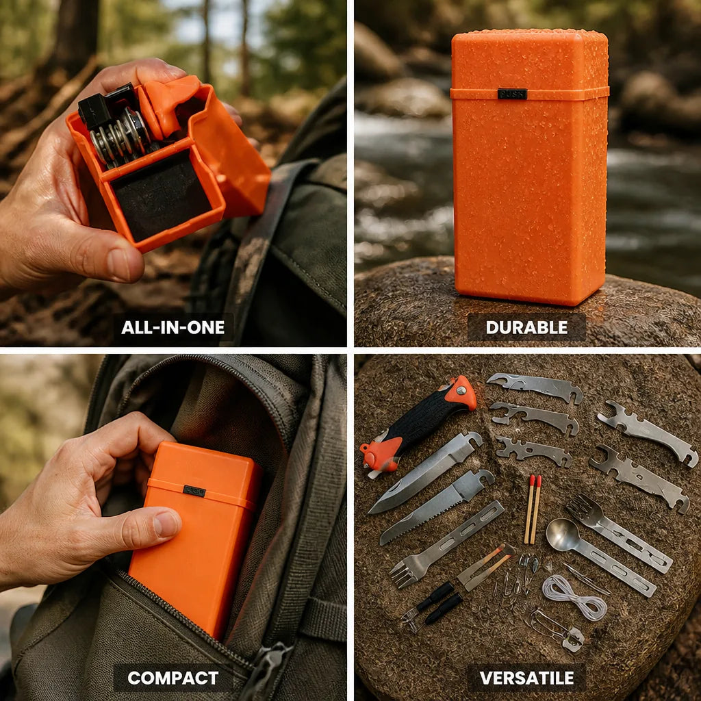Survival Kit Compact All In One Multi Tool