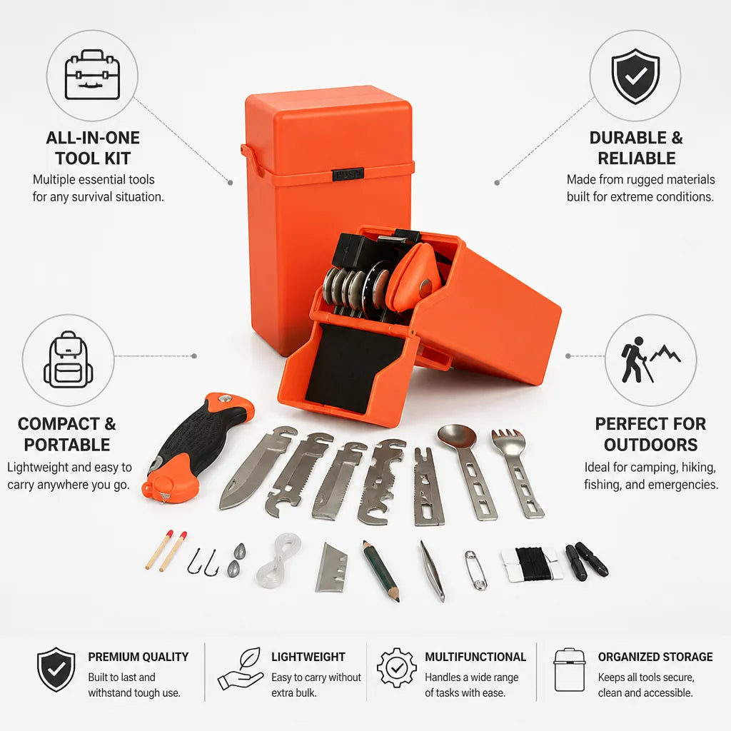 Survival Kit Compact All In One Multi Tool