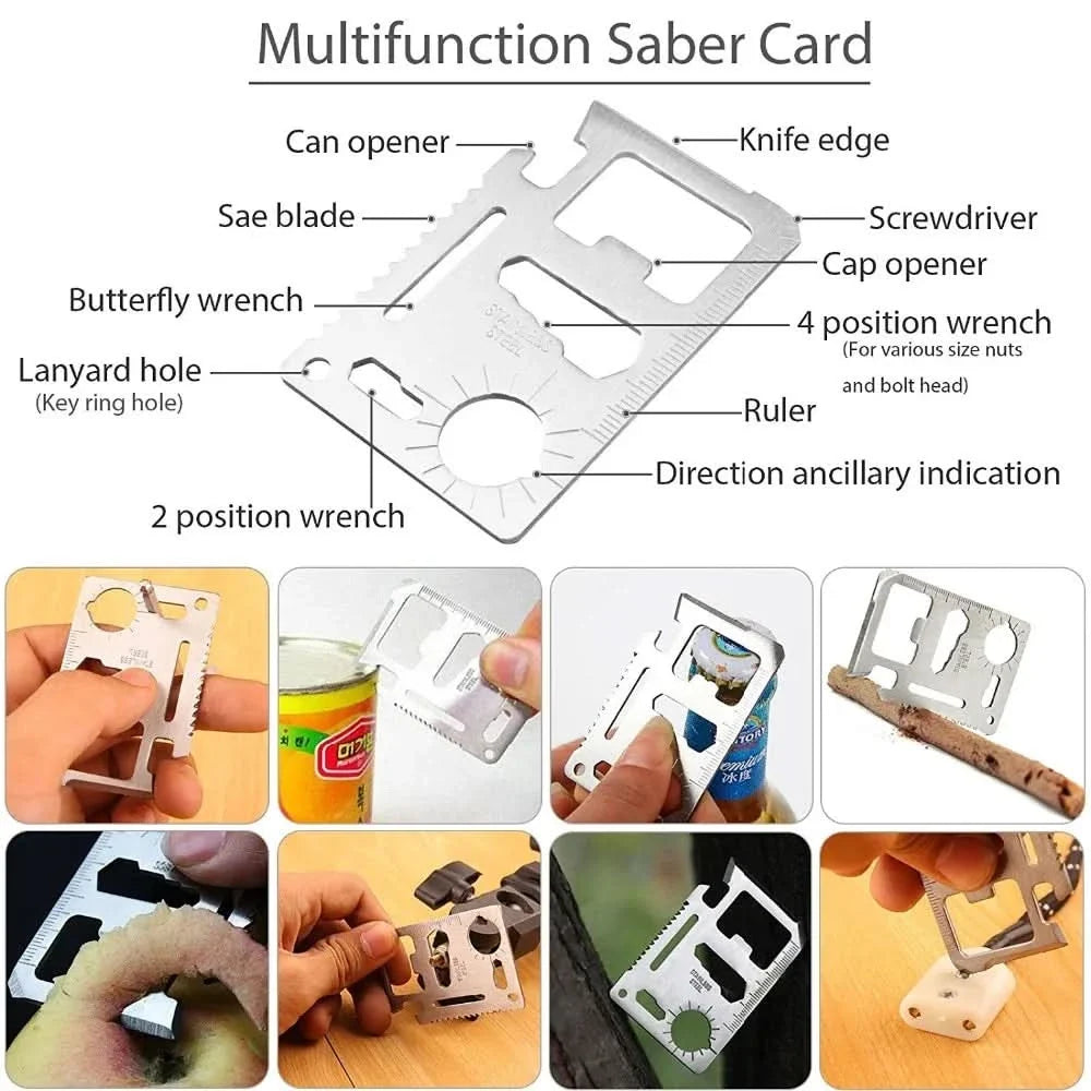 Survival Kit Multi-Tool & First Aid Nylon Case