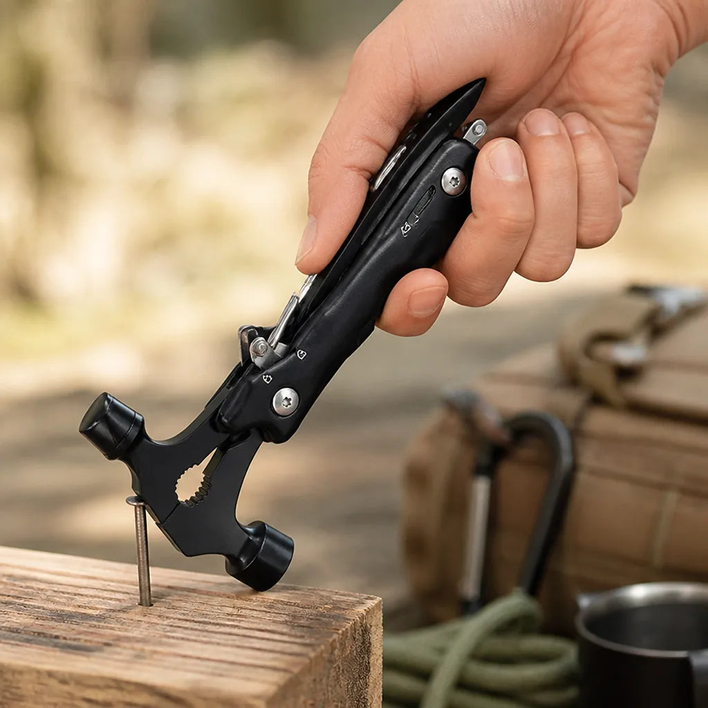 Survival Multi-Tool Compact & Lightweight Aluminum-Copper Alloy