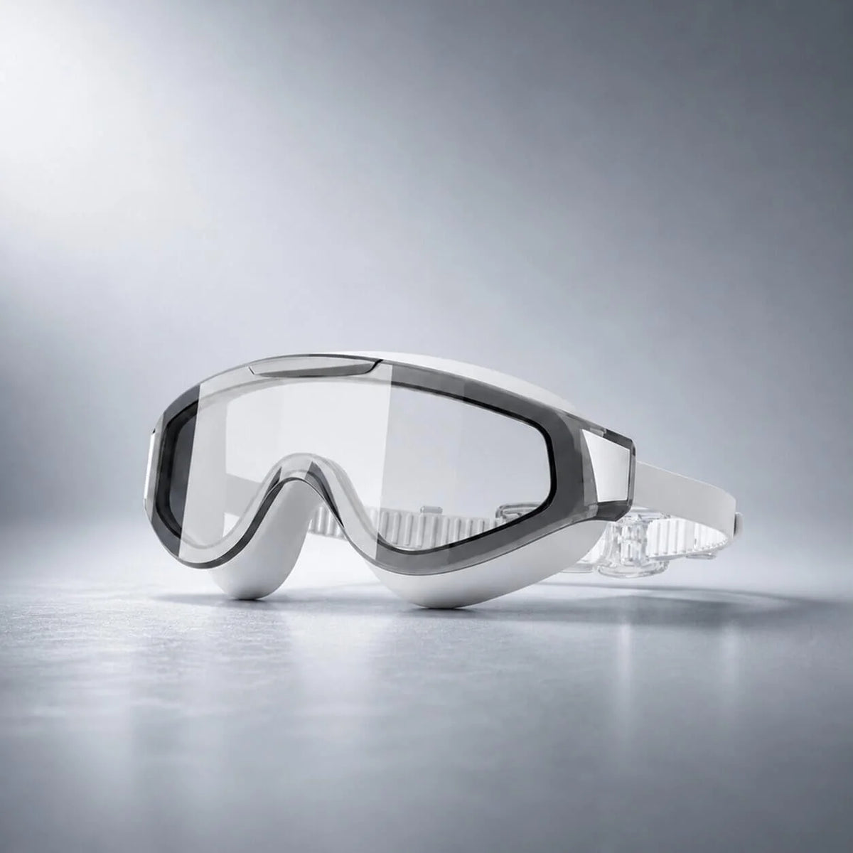 Swim Goggles Anti-Fog HD Lenses Adjustable Silicone Strap
