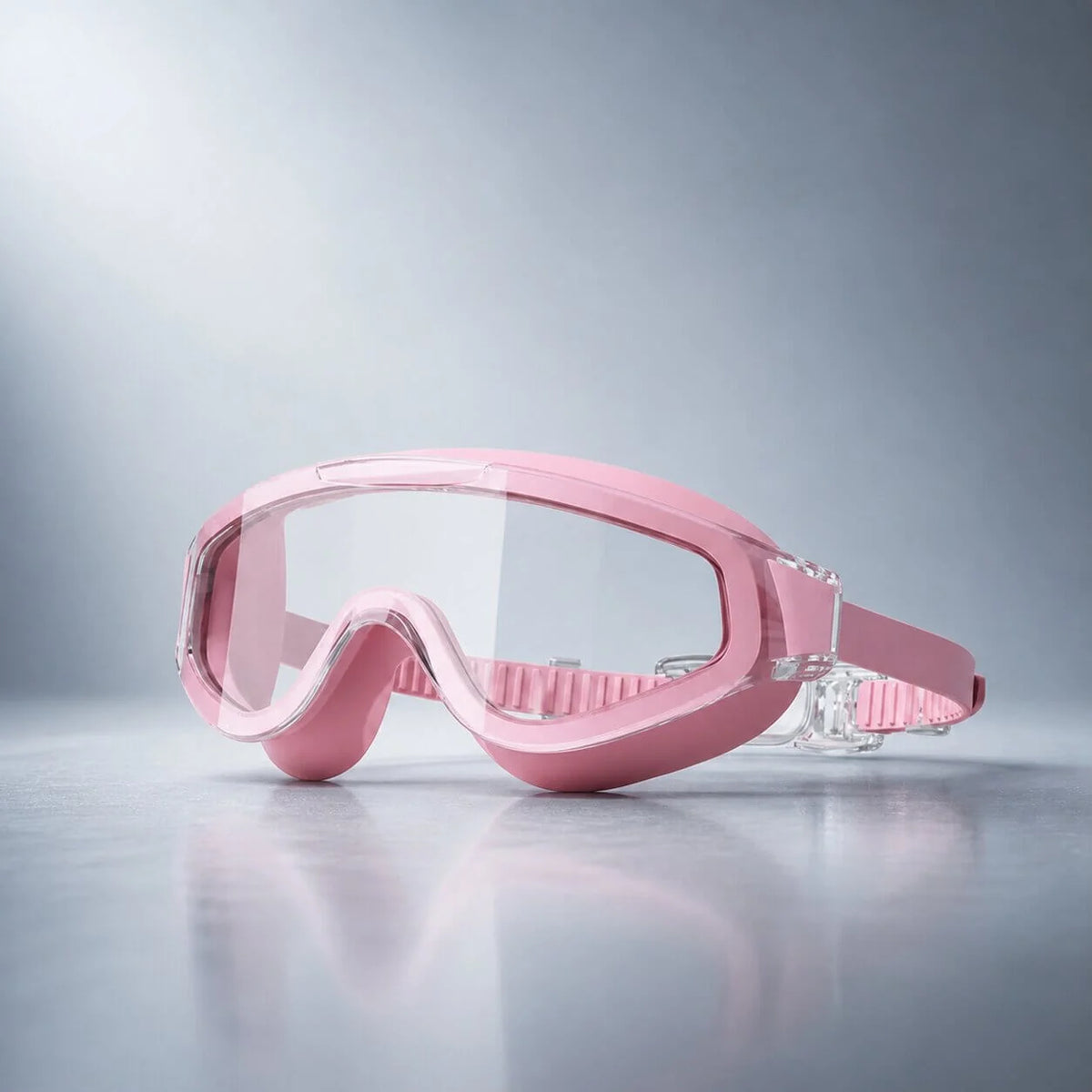 Swim Goggles Anti-Fog HD Lenses Adjustable Silicone Strap