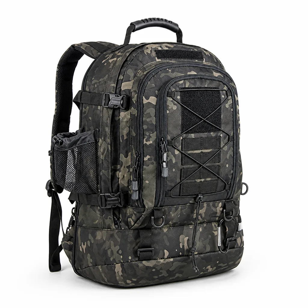 Tactical Backpack Expandable To 15.9 Gal 600D Waterproof MOLLE
