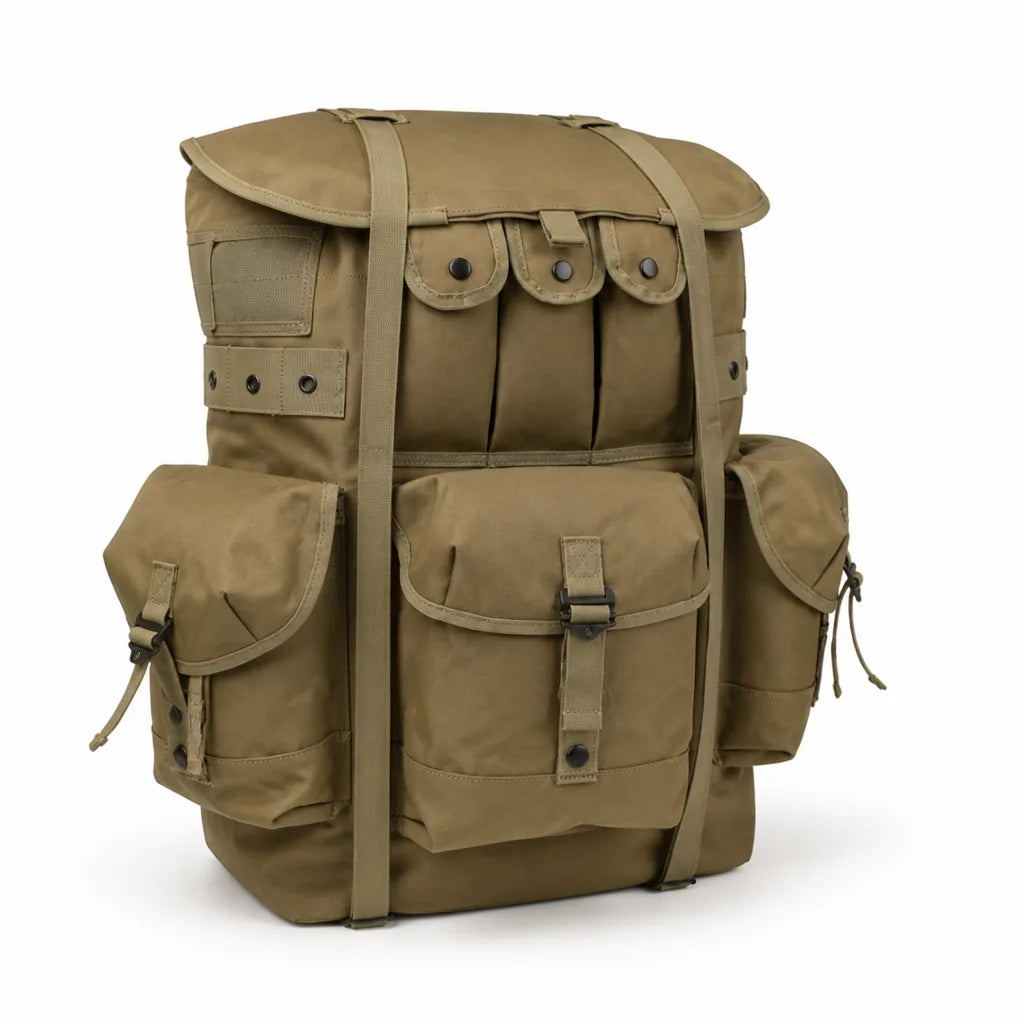 Tactical Backpack Large Capacity External Metal Frame