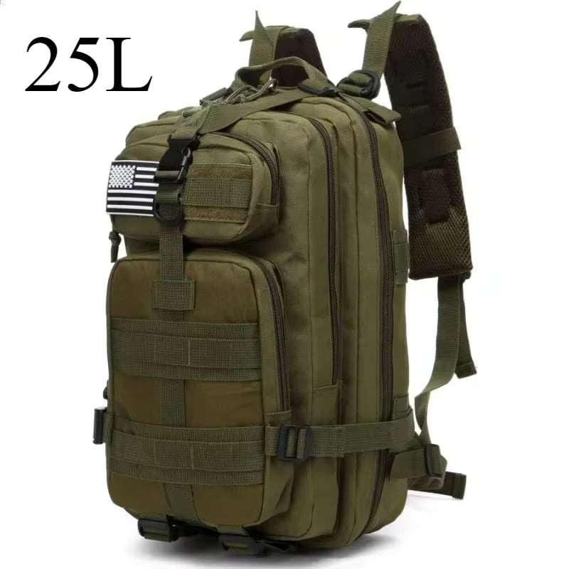 Tactical Backpack MOLLE Adjustable 25L 50L