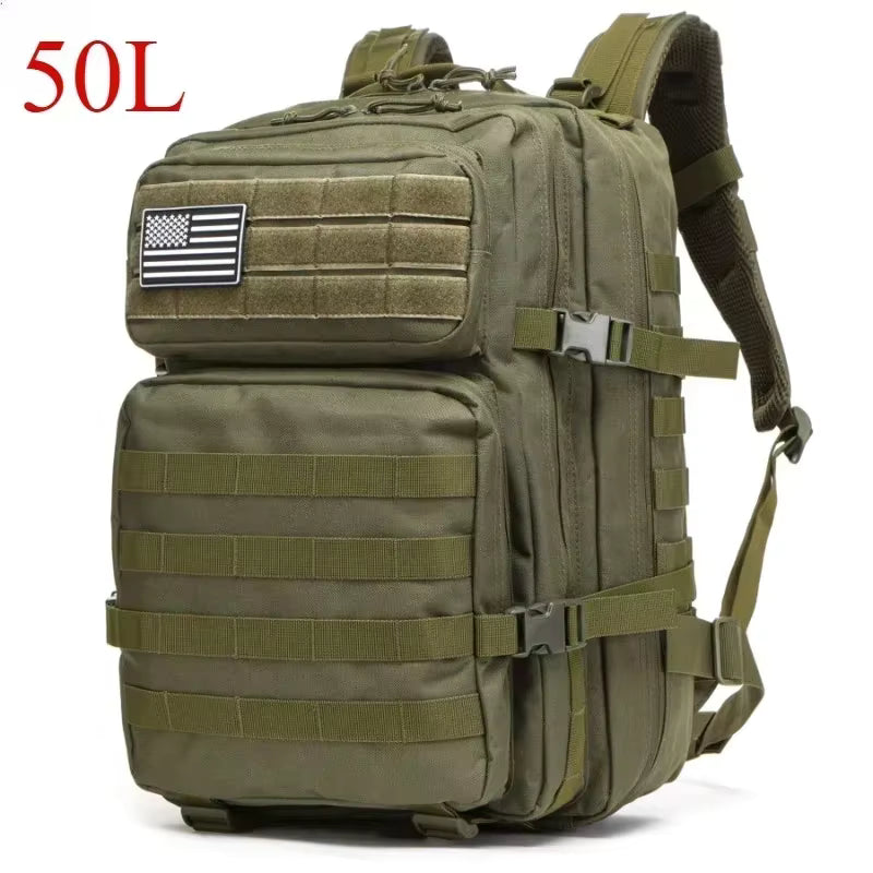 Tactical Backpack MOLLE Adjustable 25L 50L