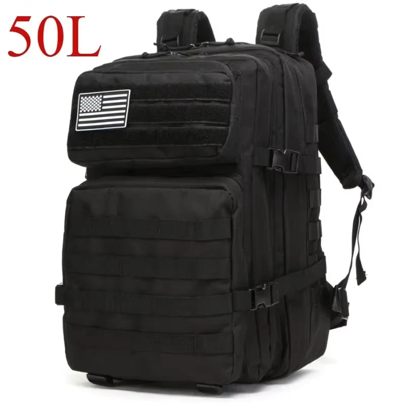 Tactical Backpack MOLLE Modular Durable 25/50L