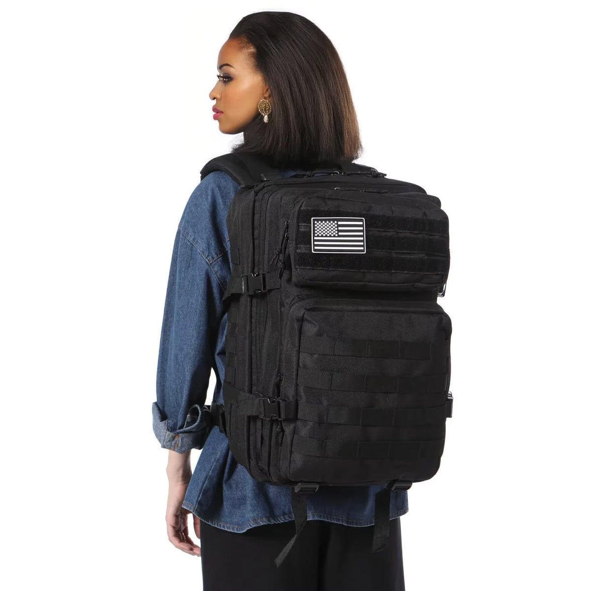 Tactical Backpack MOLLE Modular Durable 25/50L
