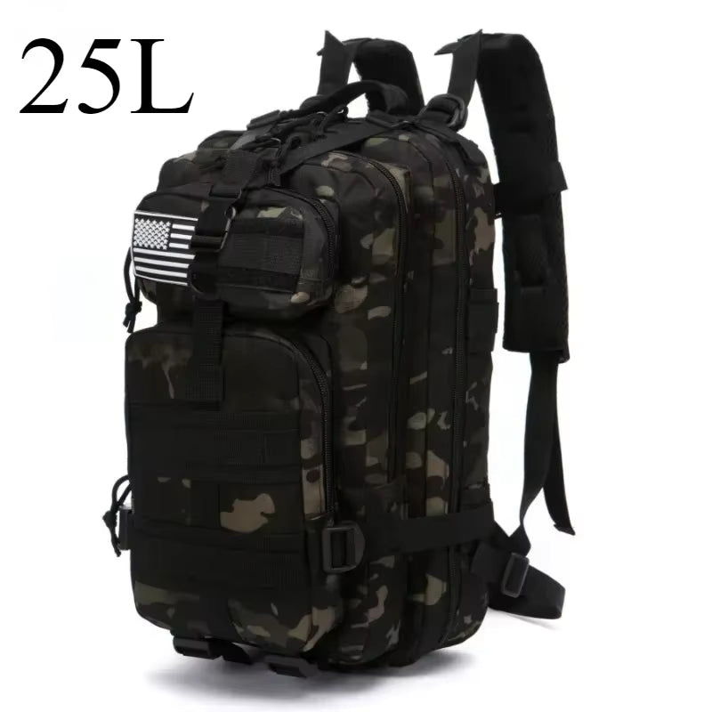Tactical Backpack MOLLE Modular Durable 25/50L