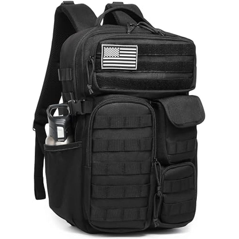 Tactical Backpack MOLLE Modular Multi-Compartment Water-Repellent