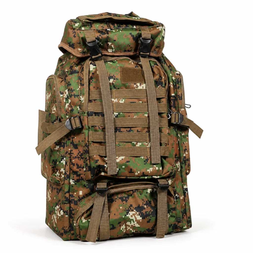 Tactical Backpack Modular Compartments & Breathable Padded Back