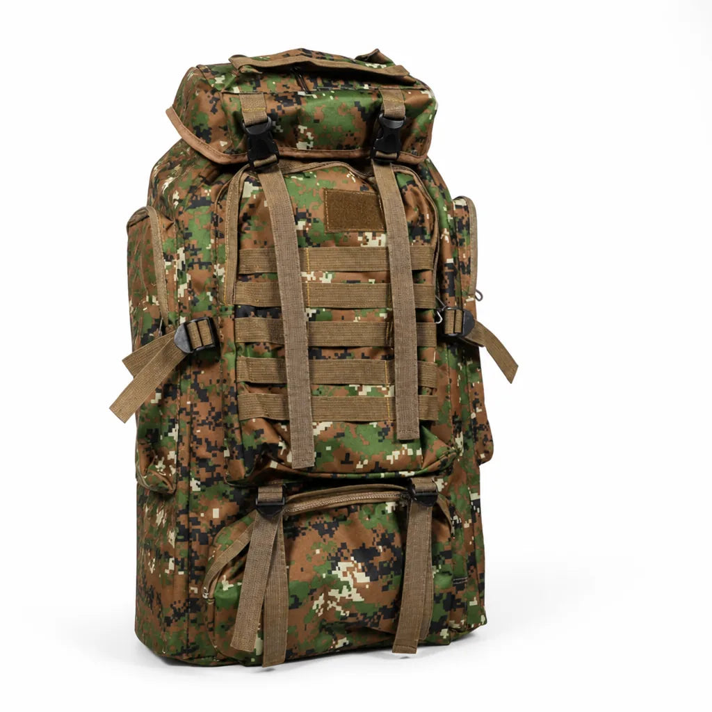 Tactical Backpack Modular Compartments Breathable Padded Back