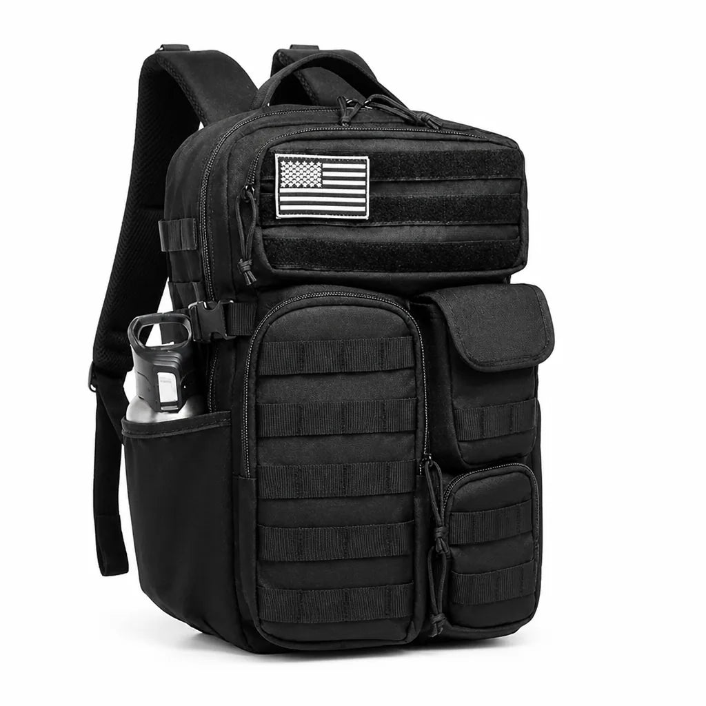 Tactical Backpack Molle System Multiple Compartments Water-Repellent