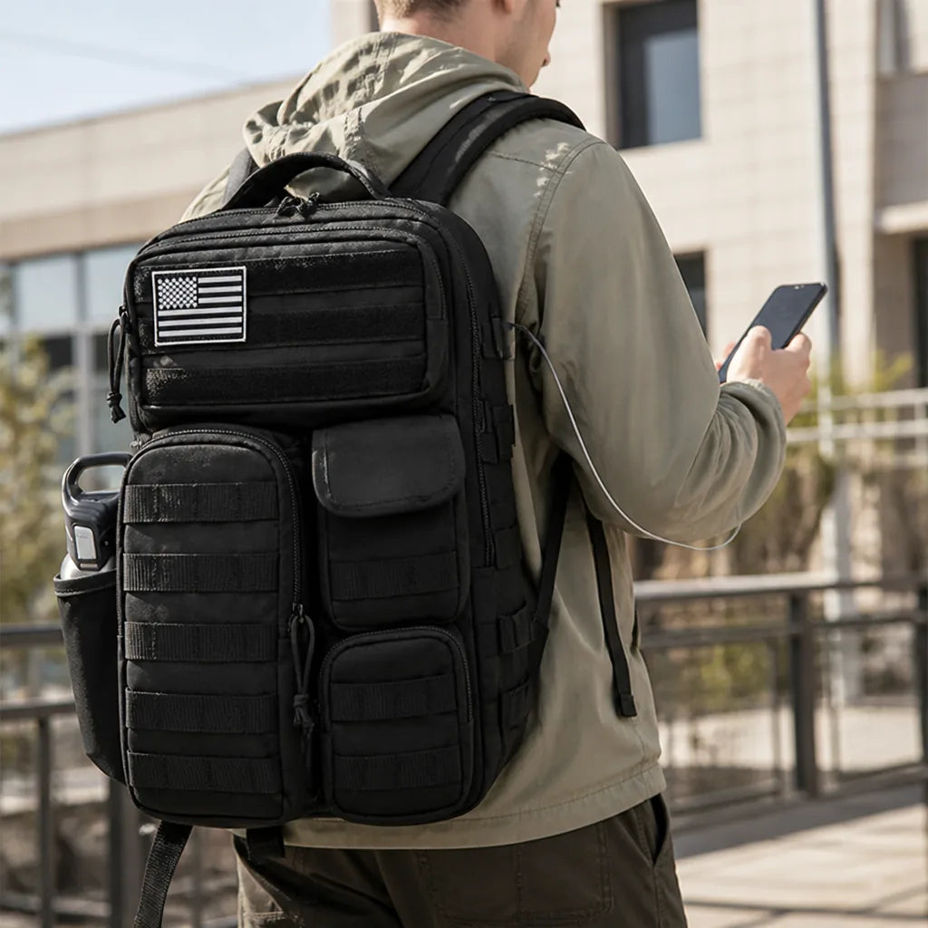 Tactical Backpack Molle System & Water-Repellent