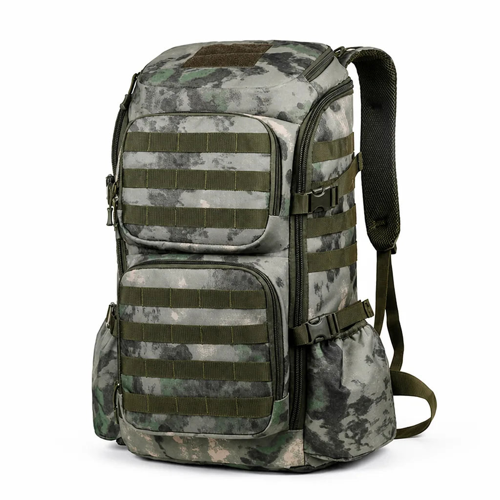 Tactical Backpack Water-Resistant Multiple Pockets Padded Straps