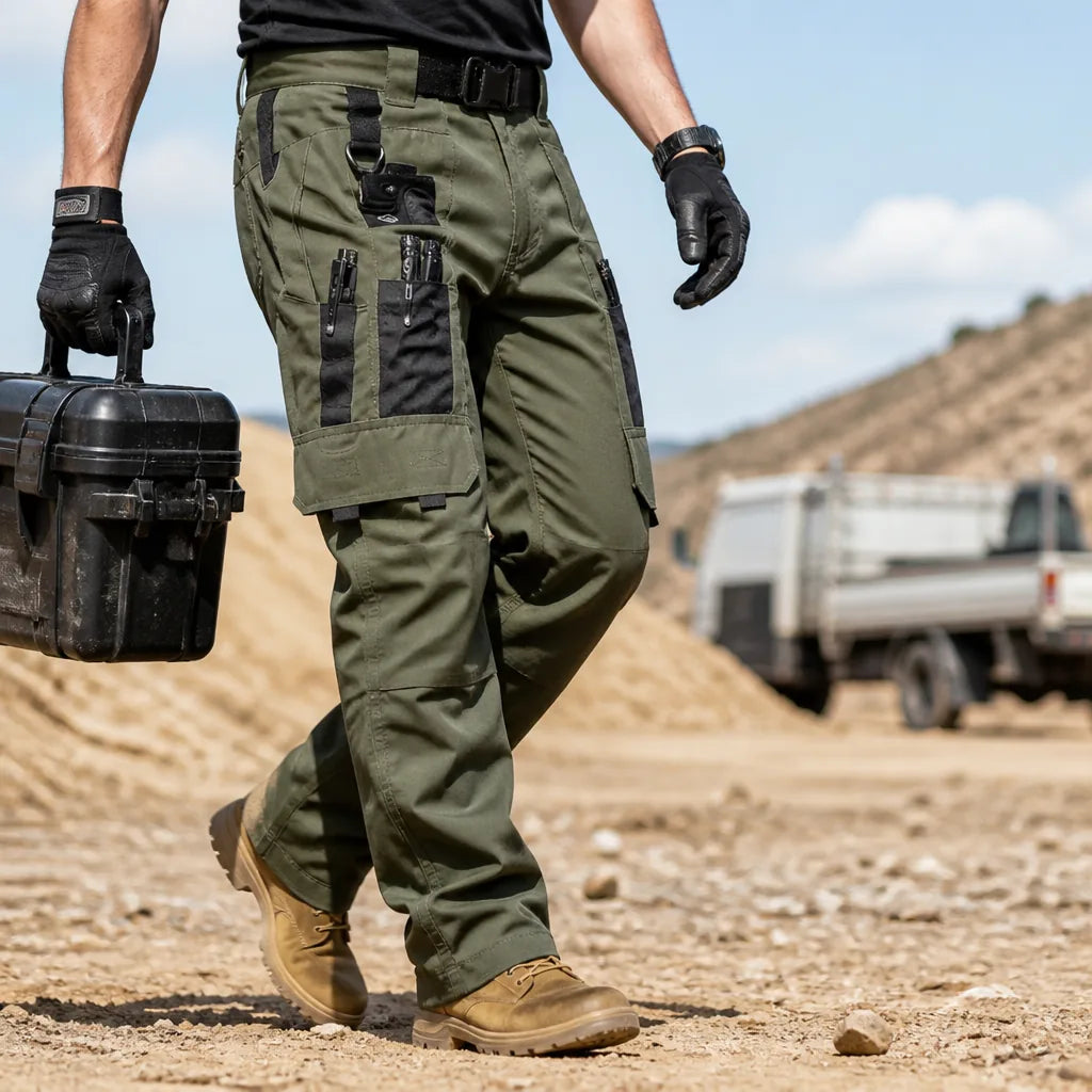 Tactical Cargo Pants Durable Waterproof Multi-Pocket