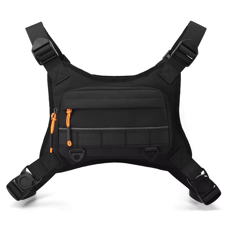 Tactical Chest Bag Nylon Large Capacity Reflective