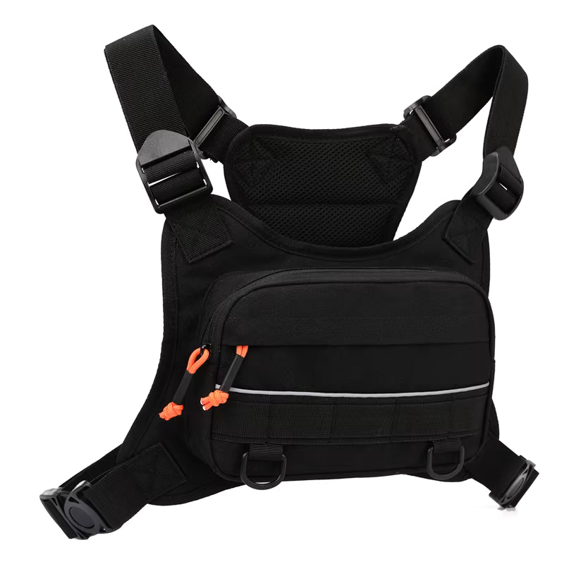 Tactical Chest Bag Nylon Large Capacity Reflective