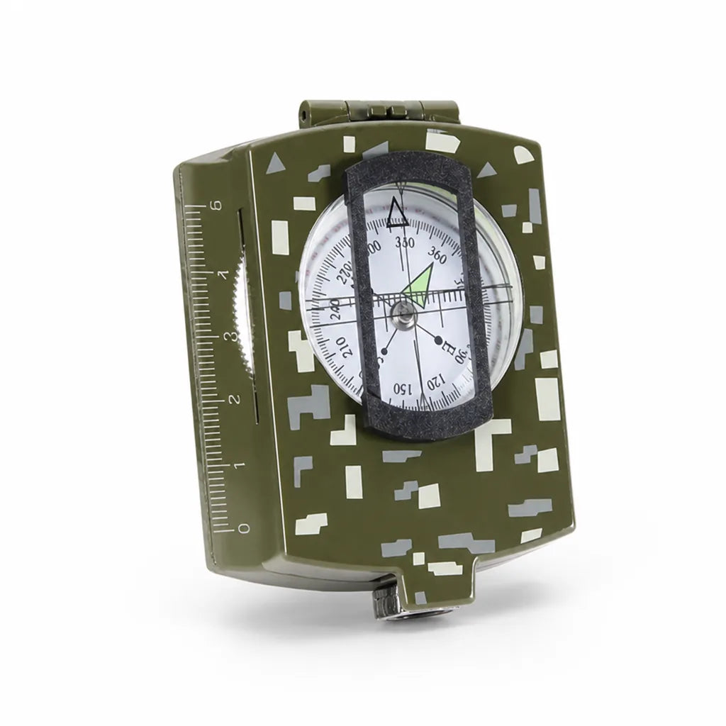 Tactical Compass High-Precision Sighting Metal Body & Luminescent Dial
