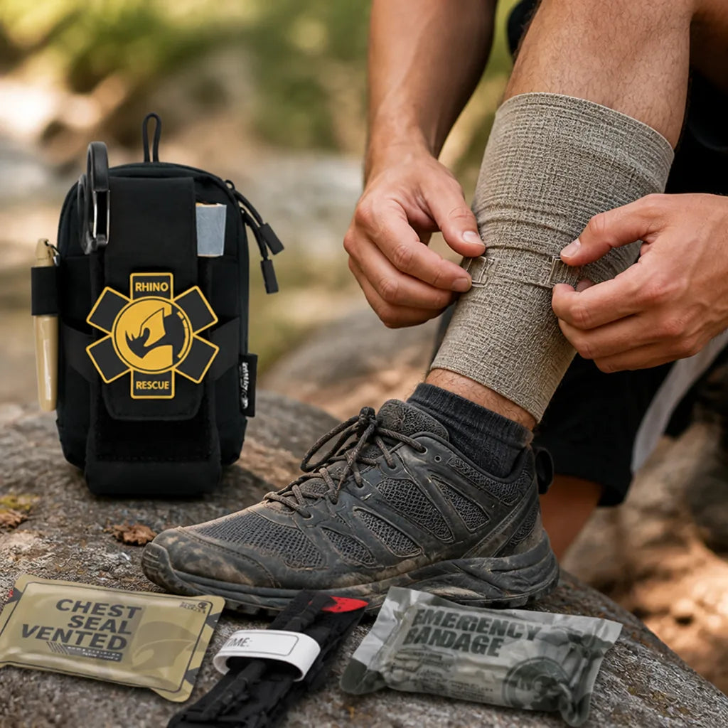 Tactical First Aid Kit Tourniquet Chest Seal Israeli Bandage