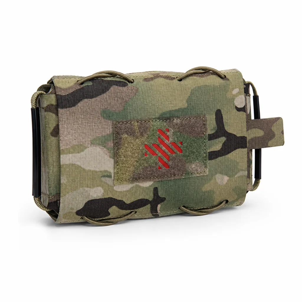Tactical Medical Pouch 500D Nylon Laser-Cut MOLLE