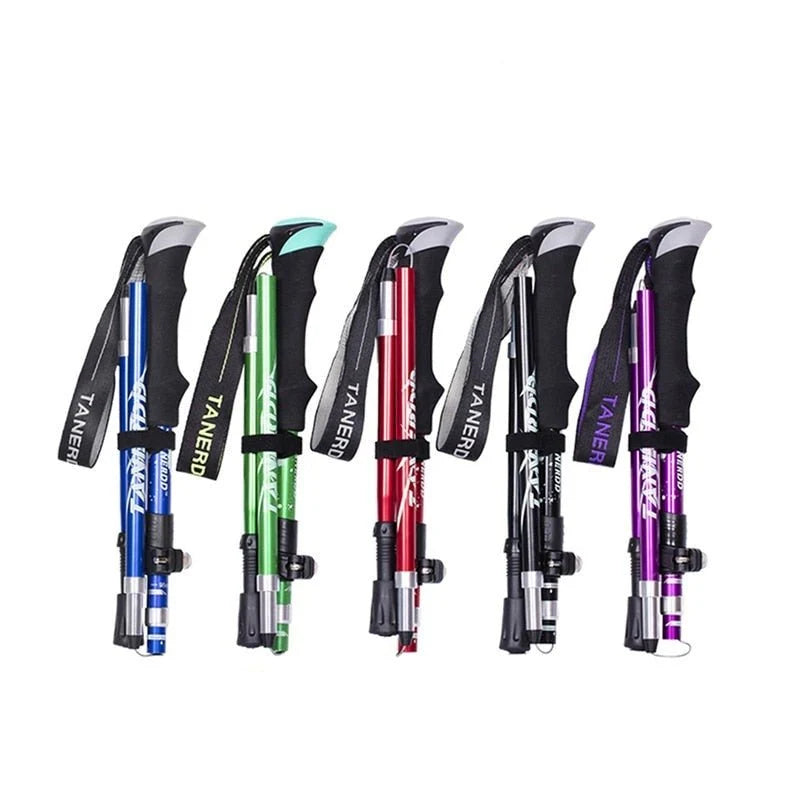Telescopic Hiking Pole Lightweight Non-Slip Tip & Soft Grip
