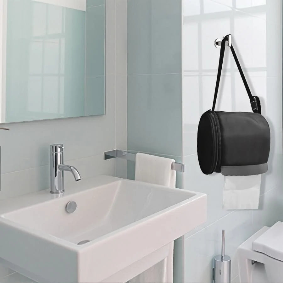 Toilet Paper Holder Honeycomb Design Durable Fabric Cover