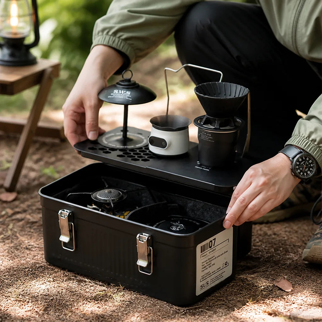 Toolbox Rugged Metal Portable & Compact