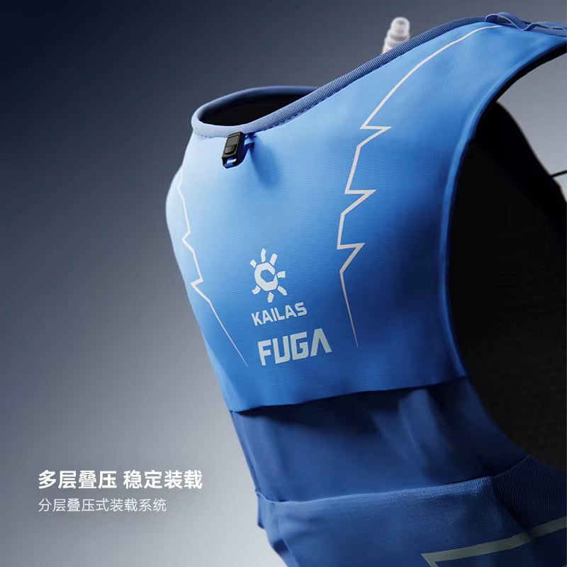 Trail Running Hydration Pack Dual Soft Bottles Lightweight