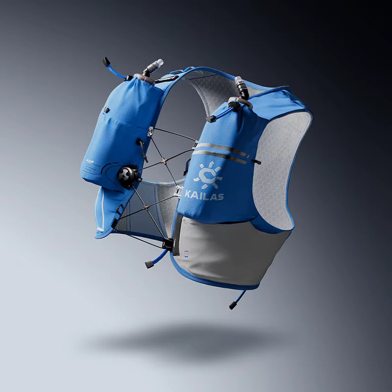 Trail Running Hydration Pack Dual Soft Bottles Lightweight