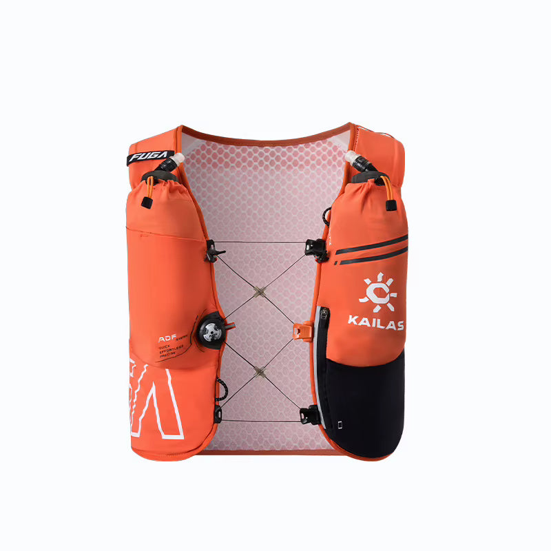 Trail Running Hydration Pack Dual Soft Bottles & Lightweight