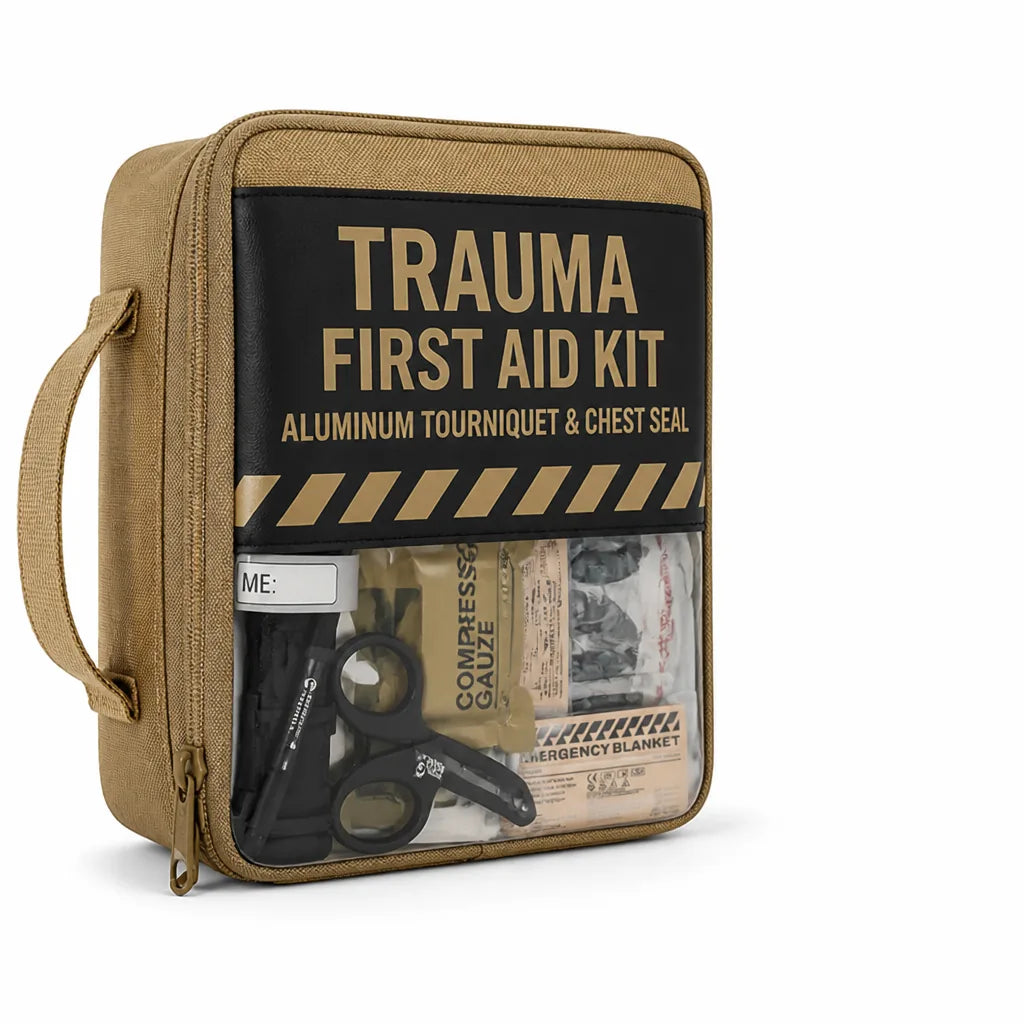 Trauma First Aid Kit Aluminum Tourniquet & Chest Seal
