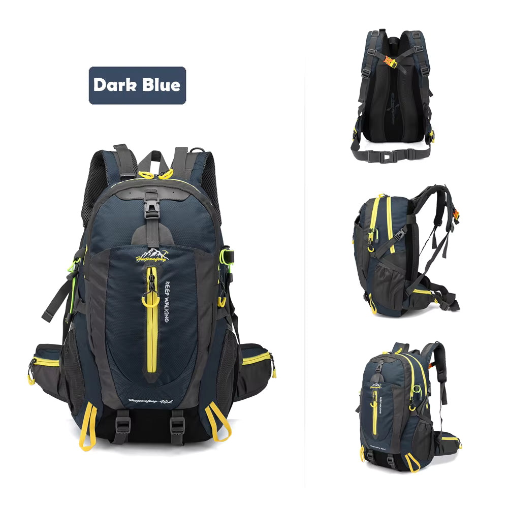 Travel Backpack 40L Water-Repellent Nylon