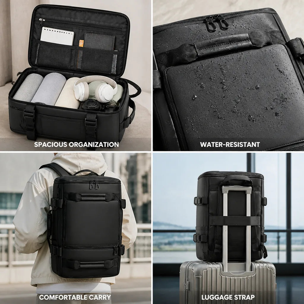 Travel Backpack Large Capacity Water-Resistant