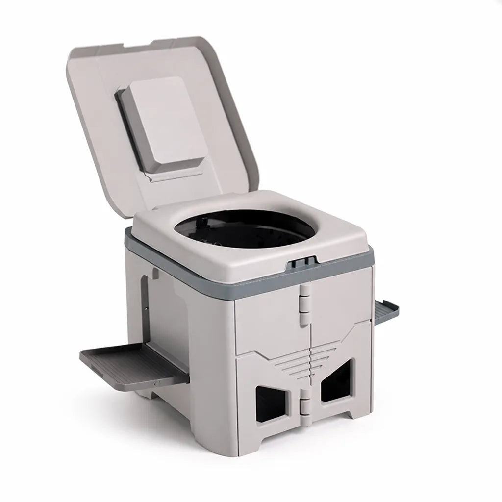 Travel Toilet Foldable Space-Saving 331 Pound Capacity