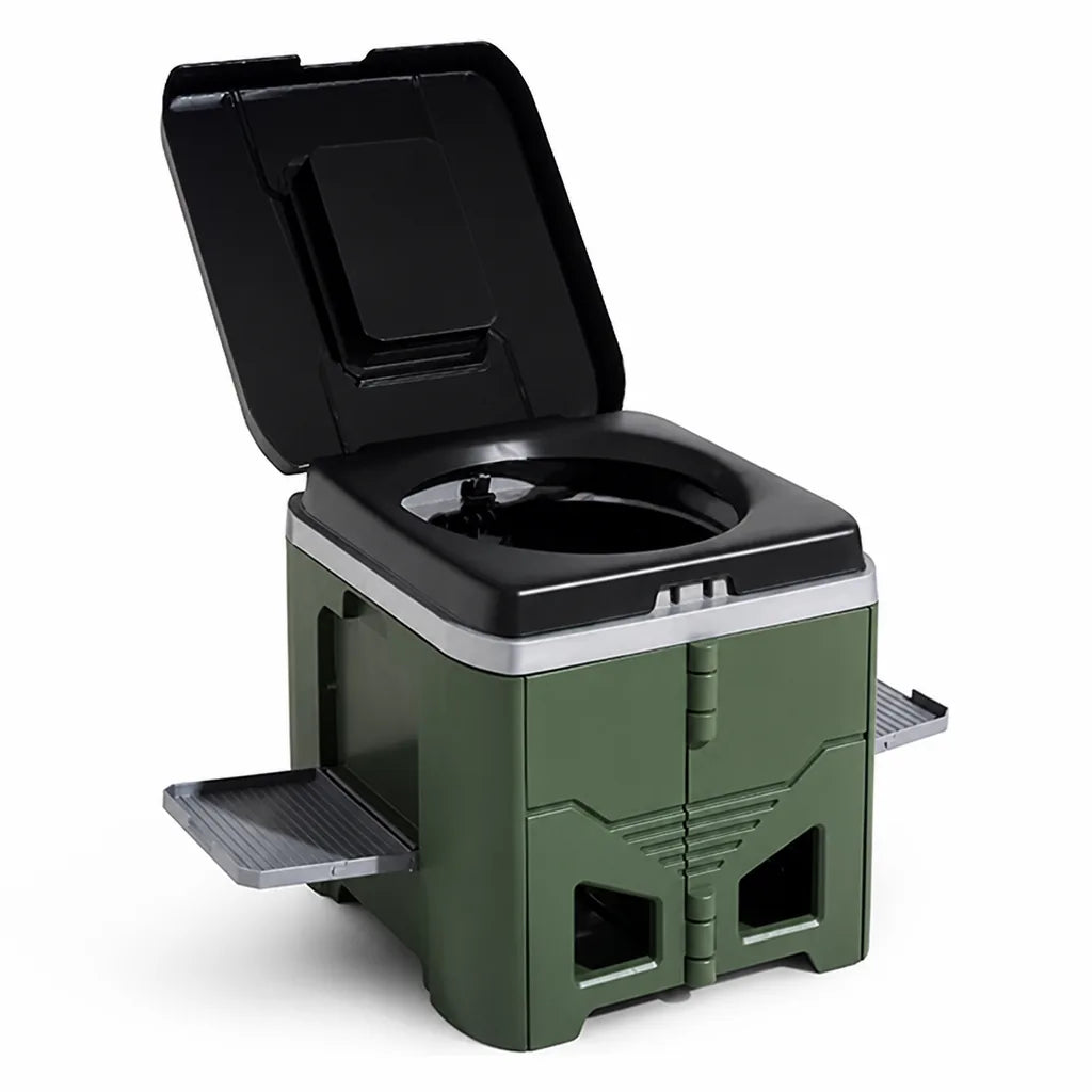 Travel Toilet Foldable Space-Saving 331 Pound Capacity