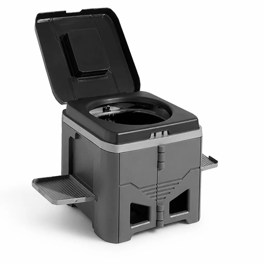Travel Toilet Foldable Space-Saving 331 Pound Capacity