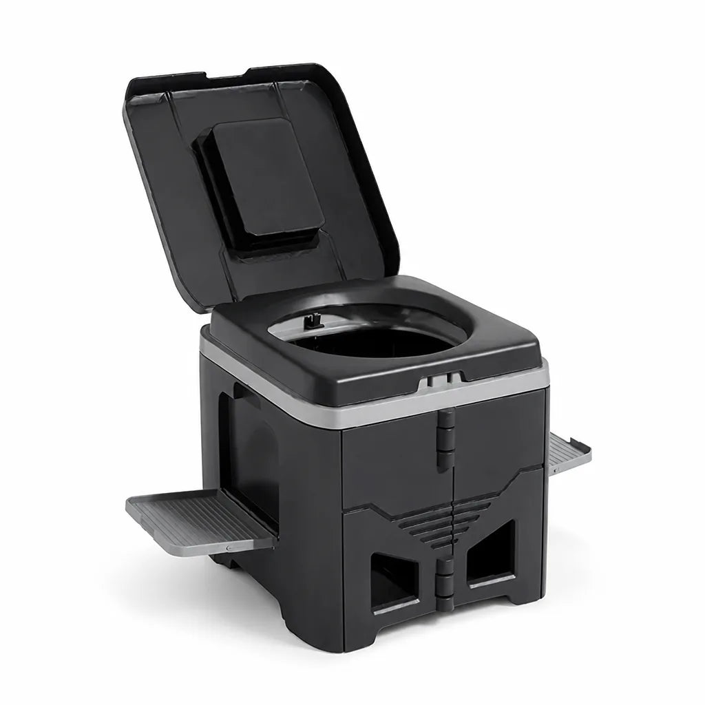 Travel Toilet Foldable Space-Saving 331 Pound Capacity