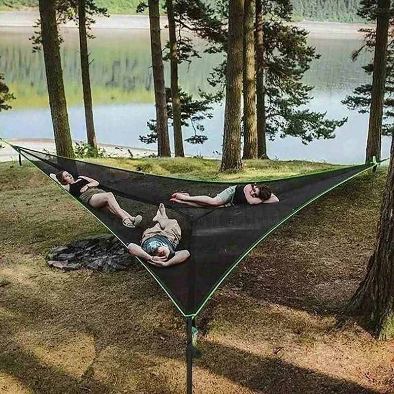Triangle Hammock Multi-Person Mesh & Lightweight