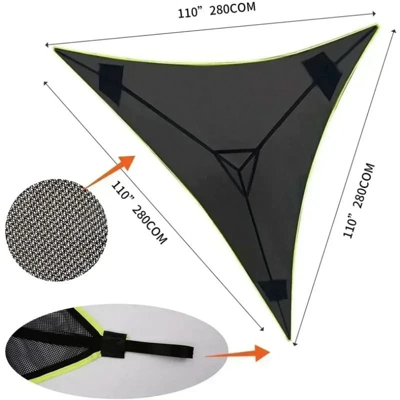 Triangle Hammock Multi-Person Mesh & Lightweight